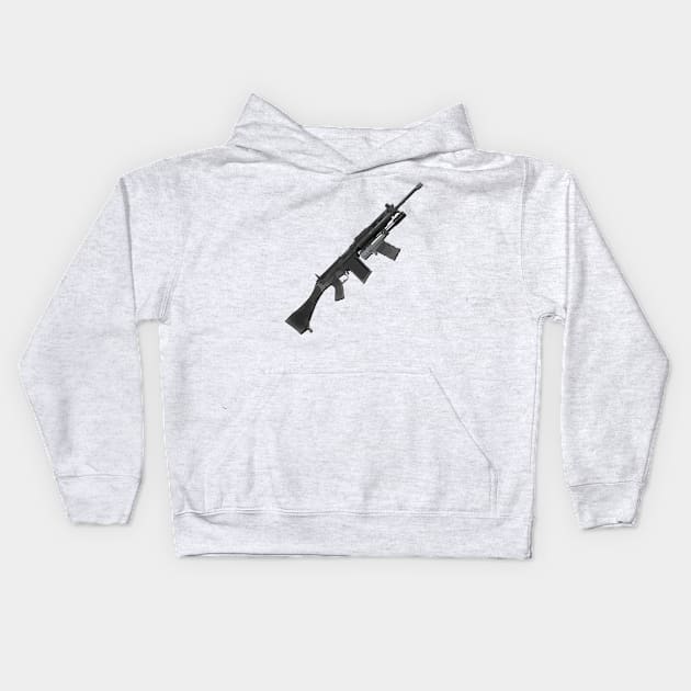 FN-Fal CAMRS Kids Hoodie by TortillaChief